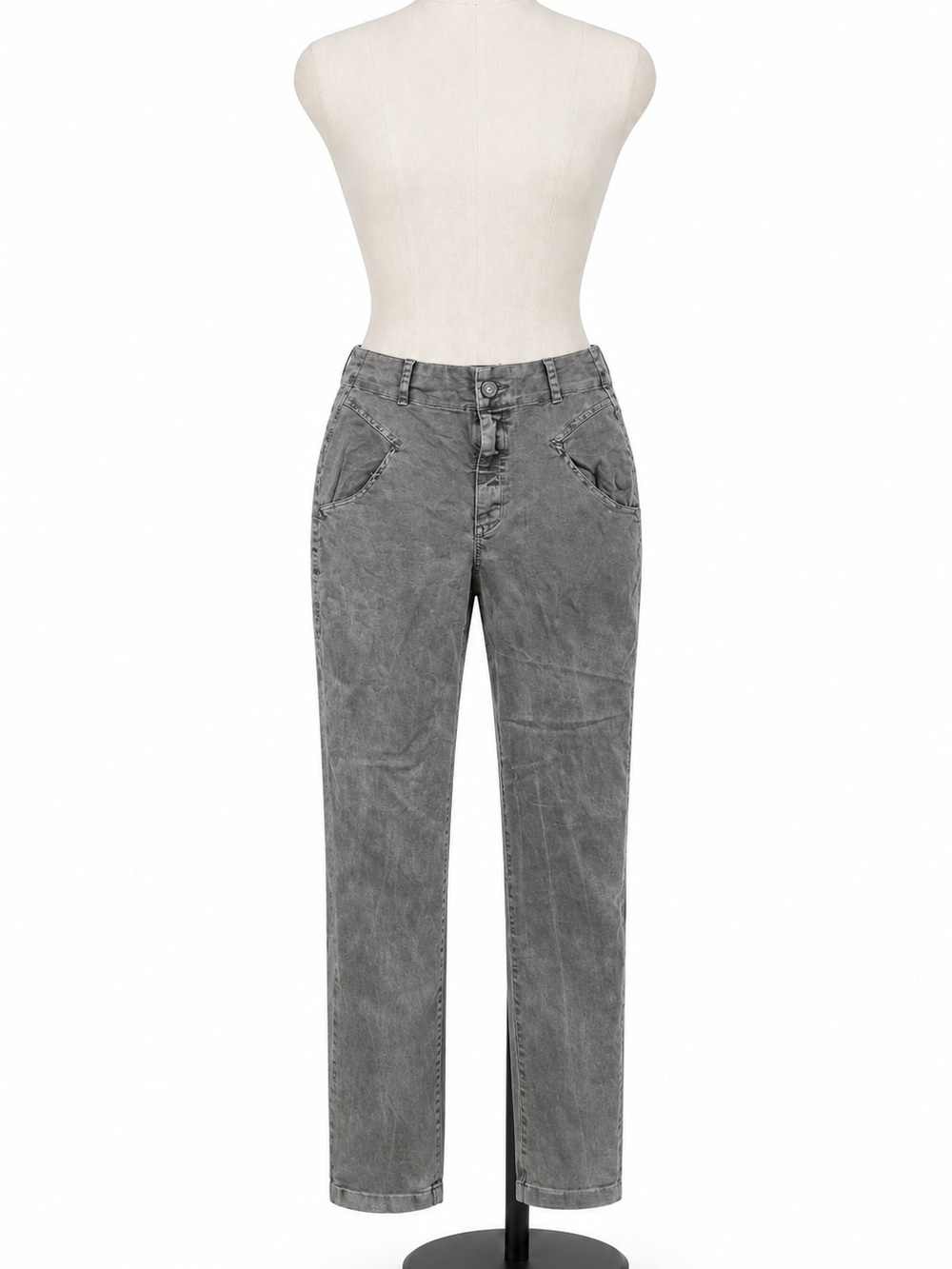 Anthropologie AMADI Gray Utility Pants Size Small NWT 26” Inseam